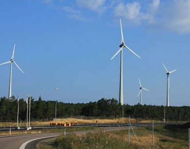 Windmills on the west coast, Sweden