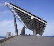 Placa Fotovoltàica al Fòrum in Barcelona, Spain