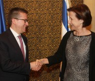 Yaffa Zilbershats, right, and Carlos Moedas © European Union, 2016